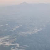 Mount Taranaki from a Nelson-Auckland flight, Mount Egmont/Taranaki