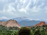 Pikes Peak From Garden Of The Gods Park photo