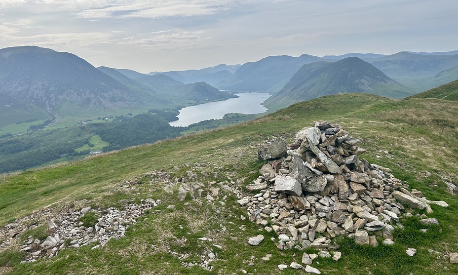 Low Fell summit view, Low Fell (Lake District)