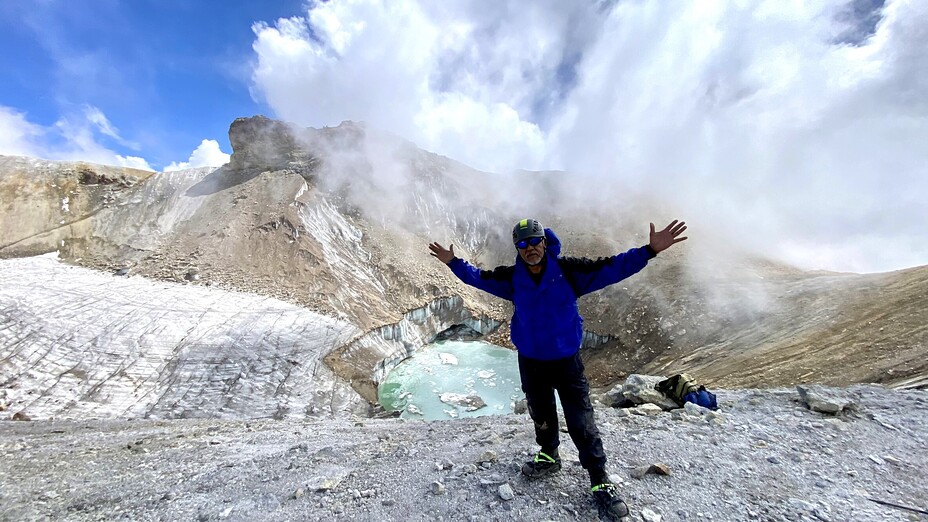 En el "ombligo" del Izta, Iztaccihuatl