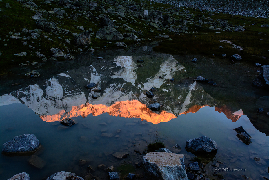 Mount Dykh-Tau at dawn