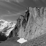I take pictures before climbing., Le Brévent