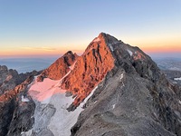 Middle Teton from the upper saddle of The Grand photo
