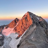 Middle Teton from the upper saddle of The Grand