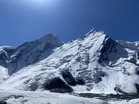 Chapaeva shoulder and Khan Tengri photo