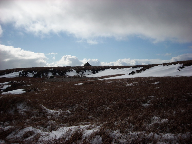 Summit cairn 2,597 feet., Comeragh Mountains