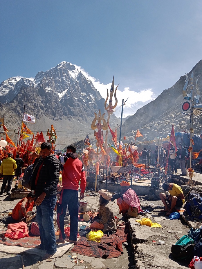 Shiv kund near manimahesh kailash, Manimahesh Kailash Peak
