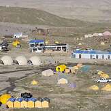 Muztagh Ata BC from the way to C1