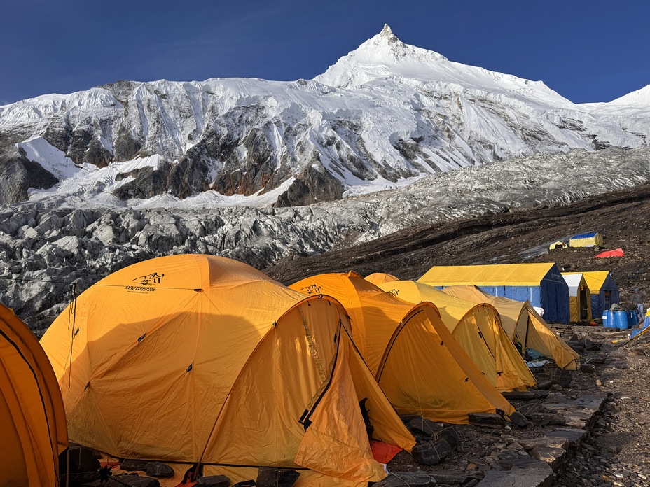 Manaslu base camp