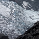 glaciar cara este del volcán lanín, Volcan Lanin