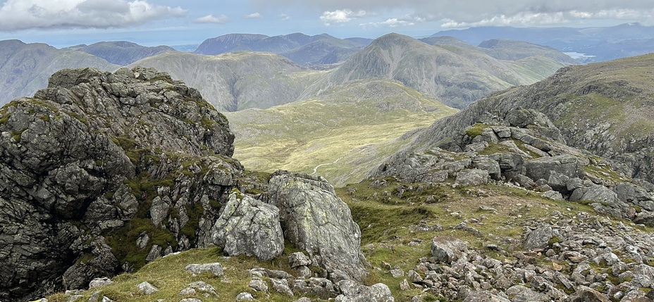 View from Sca Fell