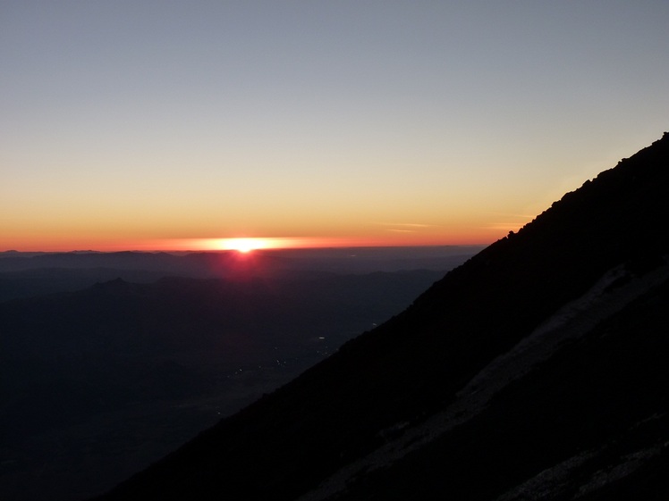 llegando a la cima del lanín, Volcan Lanin