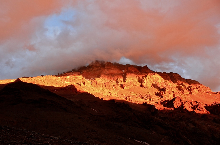 Aconcagua Afire
