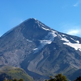 cara norte del  volcán lanín.  ruta normal, Volcan Lanin