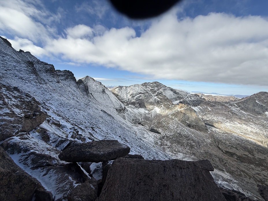Back side of Longs 9/17, Longs Peak