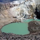 crater secundario del volcán copahue