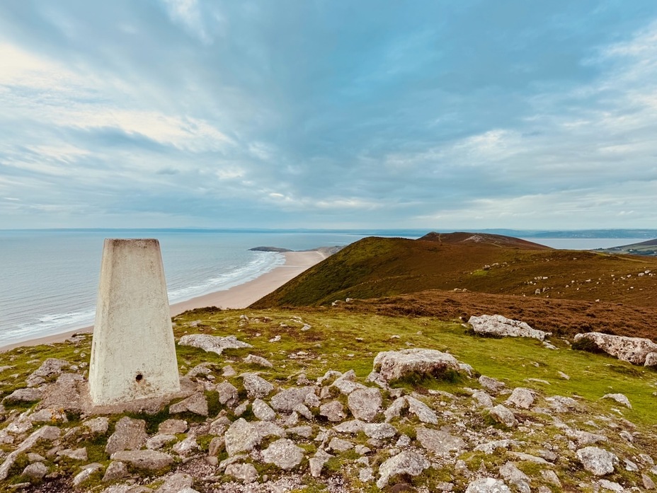 Rhossili Down Trig point