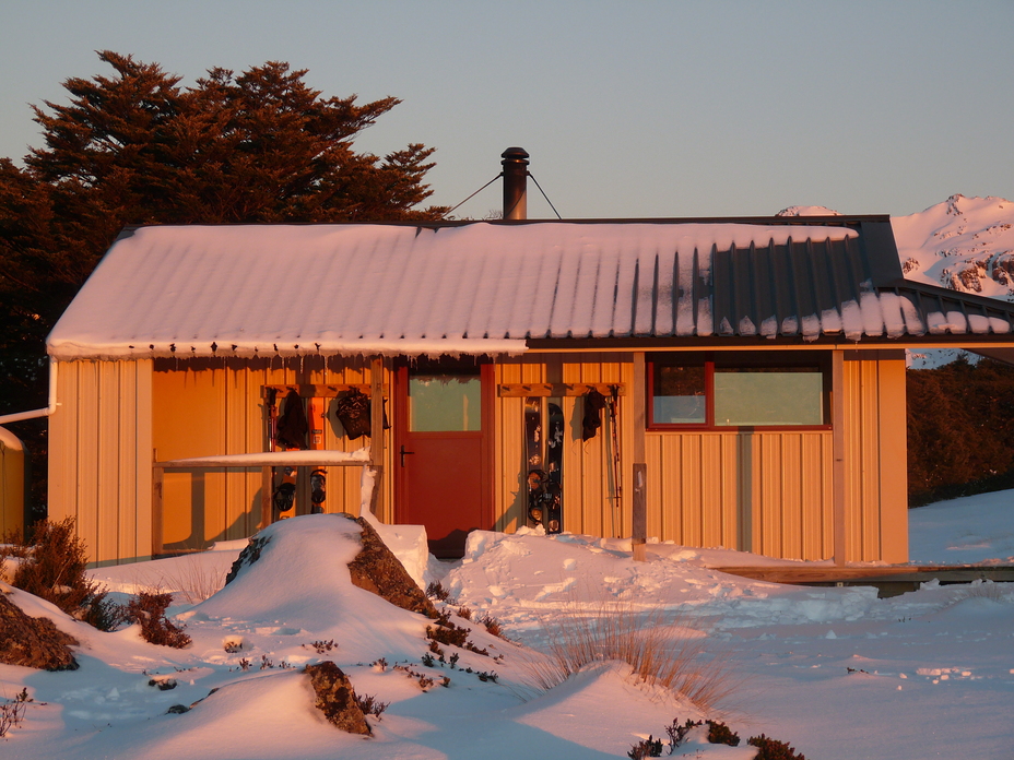 Sylvester Hut splitboarding