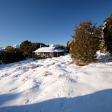 Balloon Hut in Winter