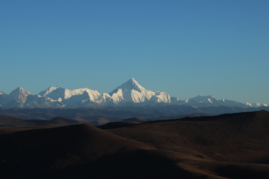 in Balangshengdu viewing platform, Gongga Shan