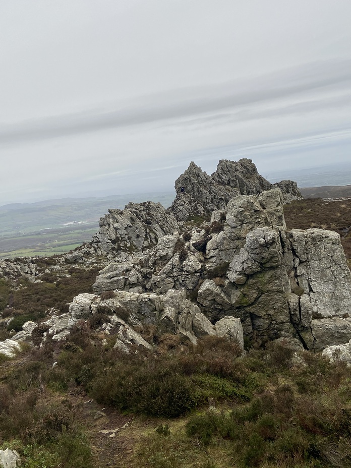 Devils chair rocks on stiperstones, Stiperstones (Manstone Rock)