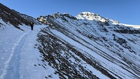 Climbing Castle Peak photo