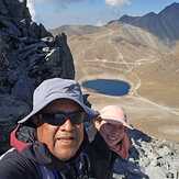 Descendiéndo el pico Humboldt, Nevado de Toluca