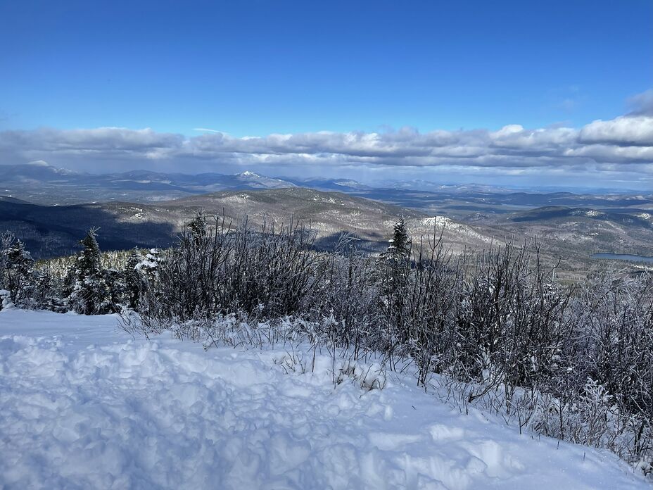 View from Mt Shaw of the White Mtns, Mount Shaw