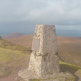 Knockmealdown trig point 794 metres.