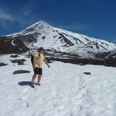 el lanin en primavera, Volcan Lanin