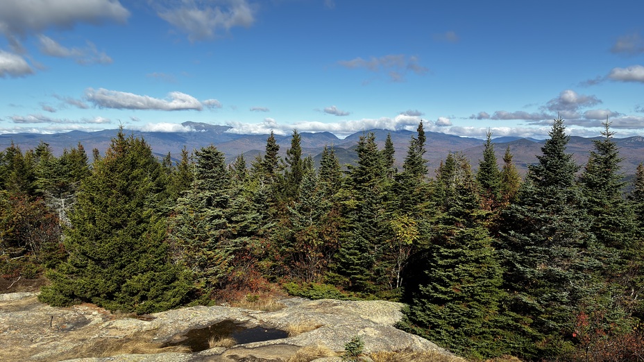 View of the Presidential Range, Mount Kearsarge (Carroll County, New Hampshire)