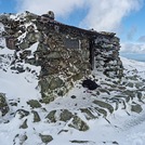 The mountain refuge hut at Foel Grach