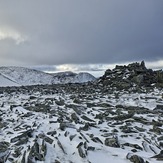 Rocky summit of Carnedd Gwenllian, Gyrn Wigau
