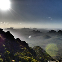 late evening from summit, Toolbrunup photo