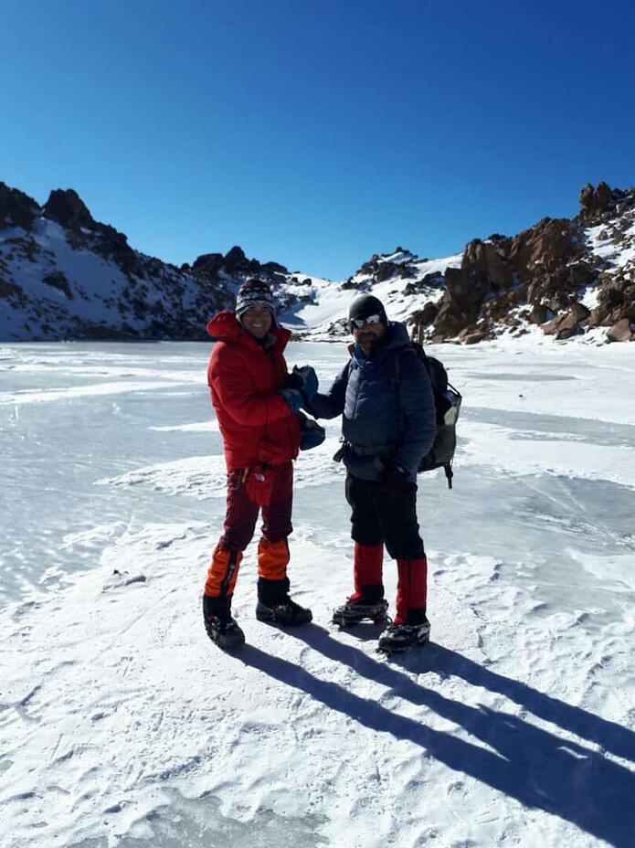 صعود زمستانه به قله سبلان 