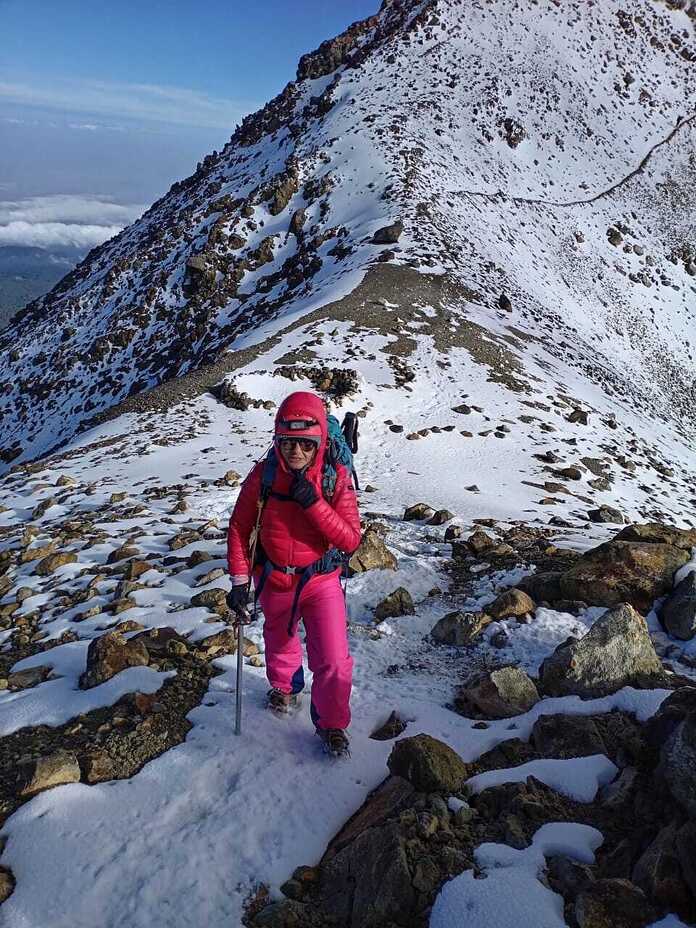 Julieta Ponce de Leon 2da Rodilla Iztaccihuatl