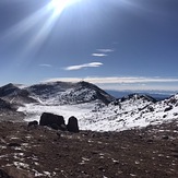 Almagre Saddle View looking South over Baldy Dam, Almagre Mountain