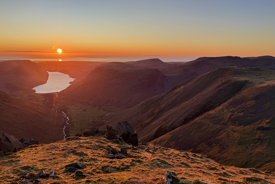 Sunset from Great Gable