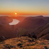 Sunset from Great Gable