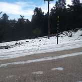 Mount Ainos in the snow 