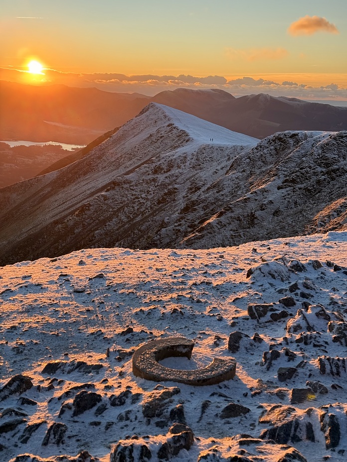 Blencathra at sunset