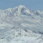 Mont Blanc from Cime de Caron