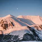 Sheli moonrise near Tsiteli Khati