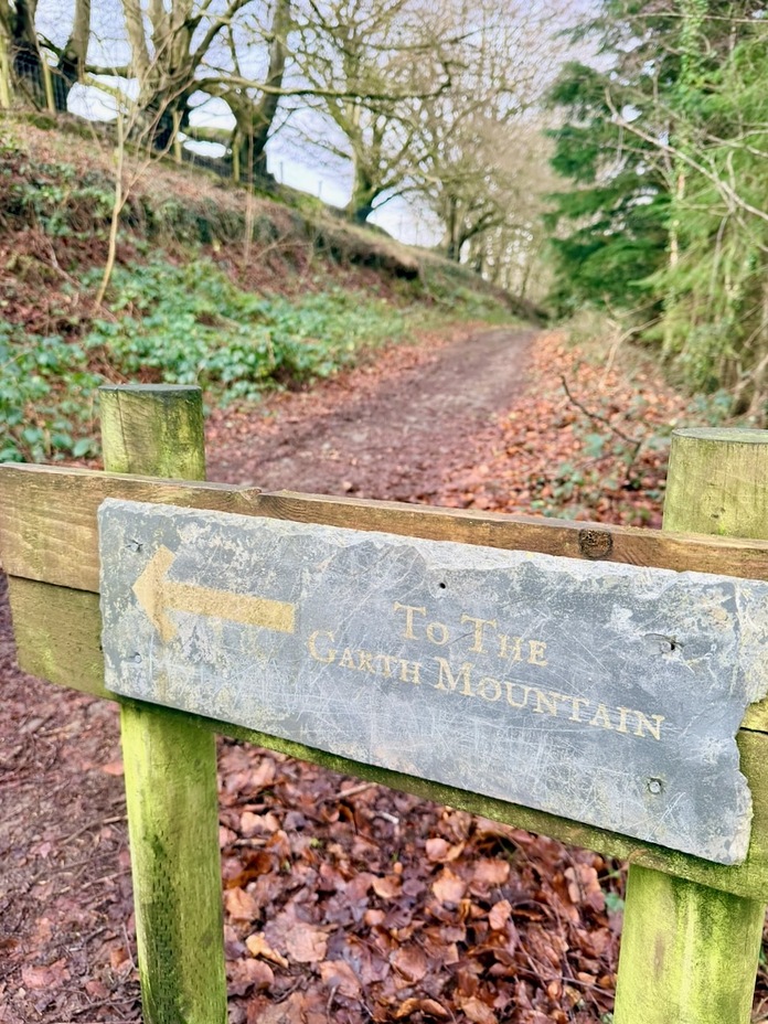 To the garth, Garth Mountain, Mynydd y Garth
