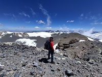 San Jose crater/summit, Volcan San Jose photo