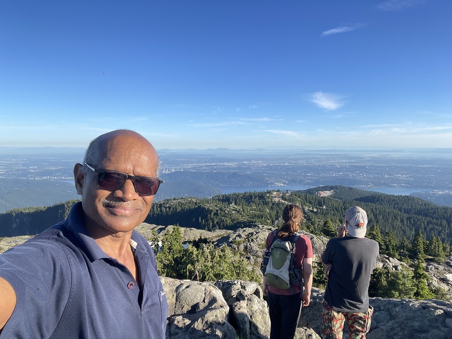 View from First Pump summit, July 2025, Mount Seymour