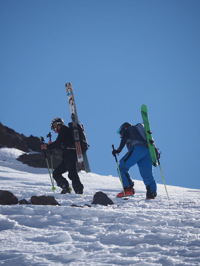 Ski touring toubkal