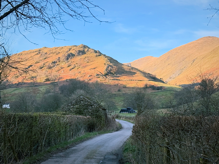 Heading back to Troutbeck after climbing Troutbeck Tongue