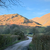 Heading back to Troutbeck after climbing Troutbeck Tongue
