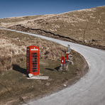 Wales’ most remote phonebox, Moel Prysgau
